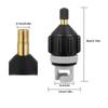 Durable Air Valve Adaptor Wear-resistant Rowing Boat Air Valve Adaptor Nylon Kayak Inflatable Pump Adapter for SUP Board