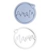 Mom Letter Silicone Candle Molds for Epoxy Resin Candle Soap Chocolate Fondant Hanging Decoration Mother Day Present