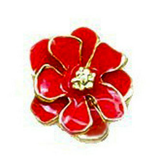 Camellia Drip Oil Gold-Edged 3D Flower Nail Art Decoration