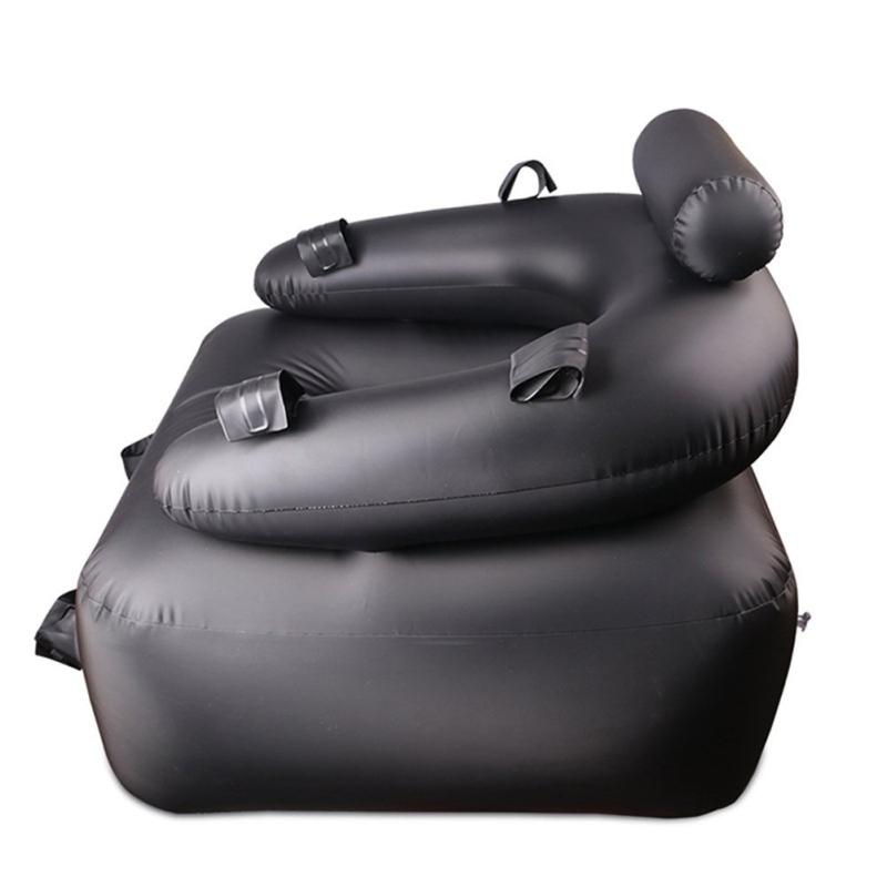 Nadmuchiwane poduszki Bondage Sofa z kajdankami do kostek Meble erotyczne Krzesło miłosne dla pary