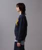 AVIREX CREW NECK L/S SWEAT LOGO 783-3932003 Men's XL Navy