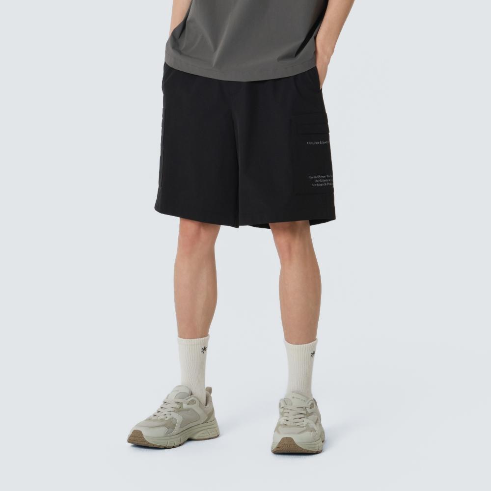 [Snowpeak] Lago Cargo Shorts Black (S26MMTHP26) 85(M)