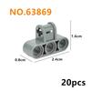 MOC Blocks DO IT YOURSELF Technical Parts Axle Pin Connectors Construction Bricks 32034 3 32014 2853 3713 57515 14720 87082 Learning Toy