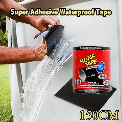 150cm Super Forte PVC Impermeável Fita de Silicone Tubo de Água Reparo Rápido à Prova de Vazamentos Adesivo de Isolamento Veda Vazamentos
