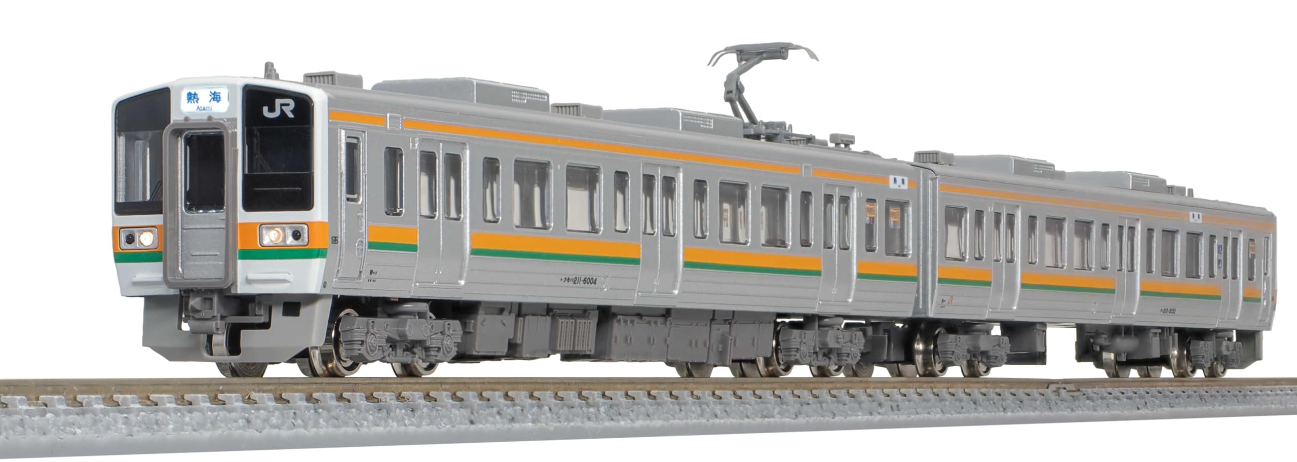 

Greenmax N Gauge JR 211 Series 6000 Series GG Formation, Selectable Car Number, 2-Car Add-On Set, Non-Motorized, Model Train, 32044