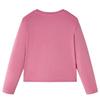 T-shirt enfants à manches longues imprimé chaton framboise 5 dimensions disponibles