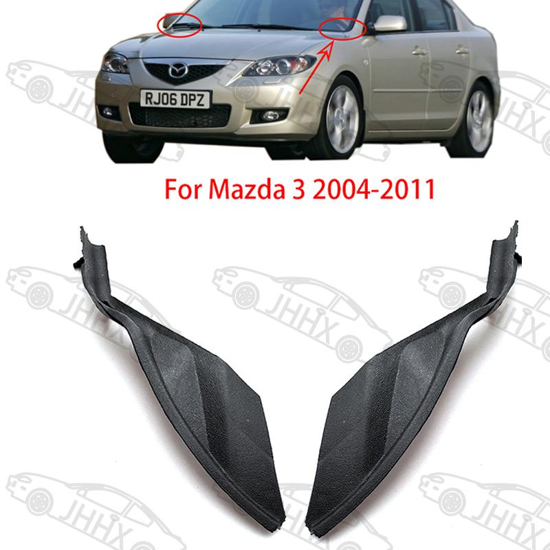 for Mazda 3 2004 2005 2006 2007 2008 2009 2010 2011 wiper grille cover Car front windshield wiper cowl wrap corner trim cover