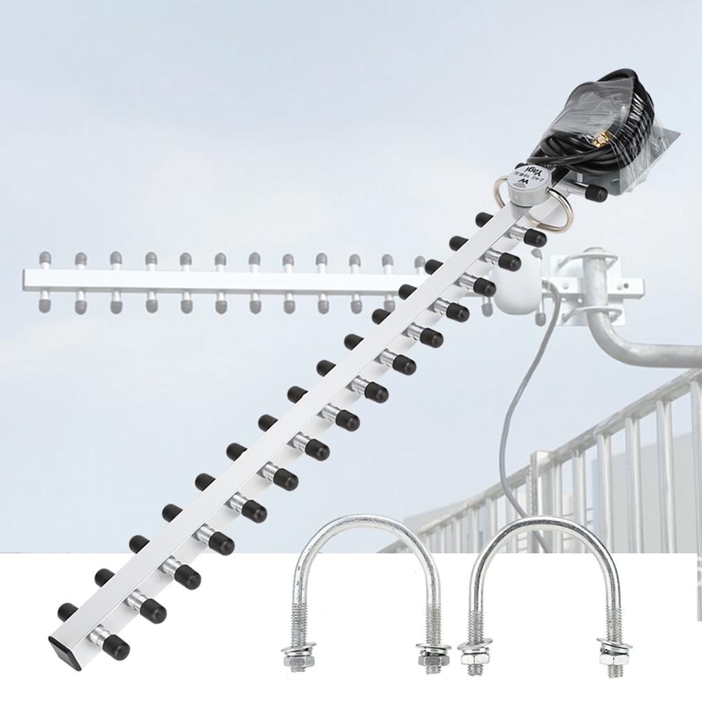 2.4G 25dBi High Gain Wireless Router Network Card 16 Unit Directional Yagi Antenna