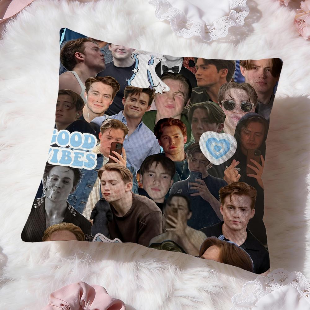 actor K-Kit C-Connor Cushion Cover Premium Comfort Reversible Pillow Cove -Two in One Design for Any Room & Car Interior