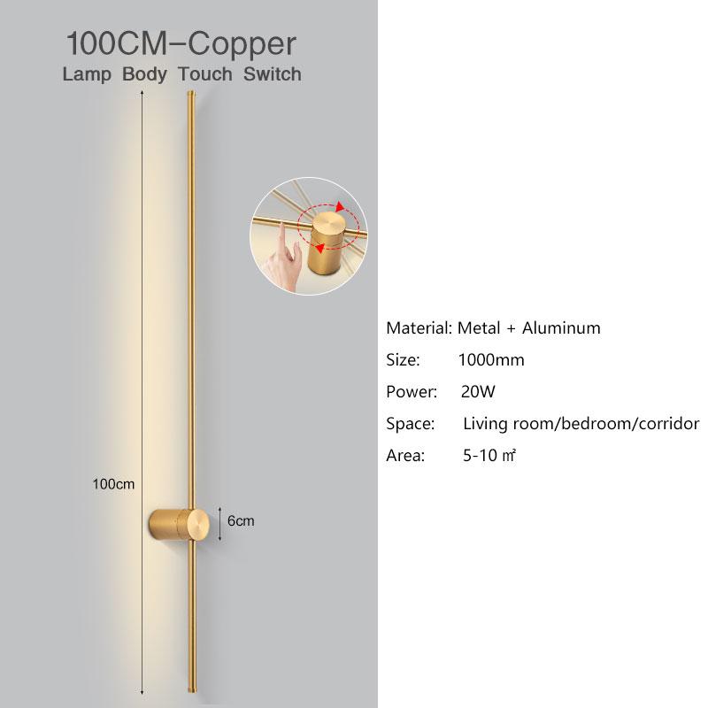 Indoor Touch Switch Dimmable LED Wall Lights for Living Room Bedroom 360° Rotatable Dimming Wall Lamps Wall Sconce Black White