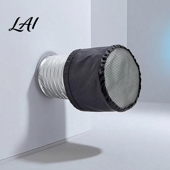 Air Duct Protection Guard 2Pcs Grow Tent Vent Covers 4"/6"/8" Filter Cover Greenhouse Inlet Screen with Drawstring Fine Mesh Covers for Plant