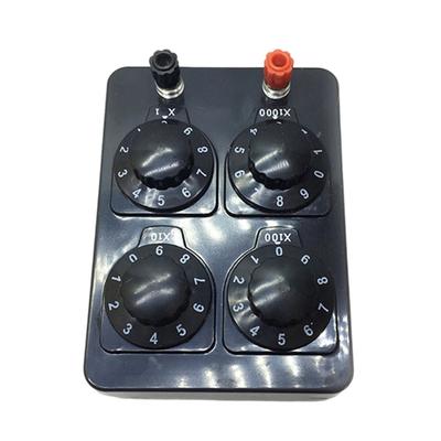 9999 Ohm Resistor Box 4 Adjustable Settings Resistance Box for Physics Experiments and Labs