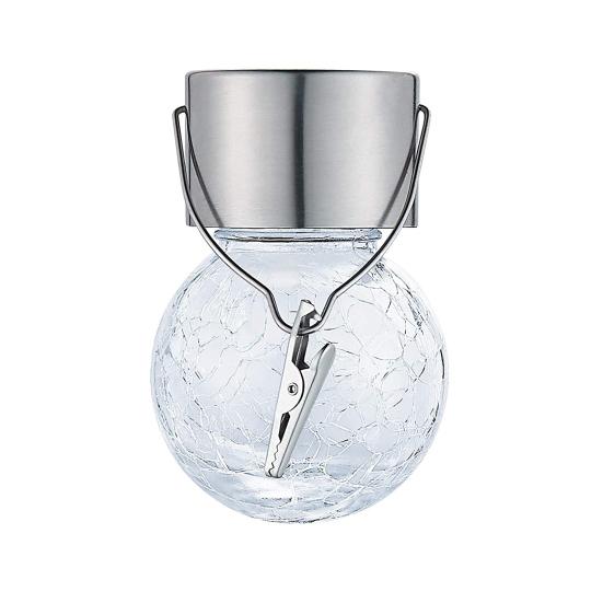 Dekorative Deckenleuchte, angetriebenes Glas, solarbetrieben, wasserdicht, energiesparend, Kugel, buntes Hängelicht