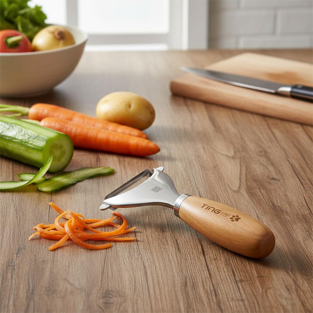 Stainless Steel Vegetable Peeler for Pumpkin and Winter Melon with Anti Slip Handle