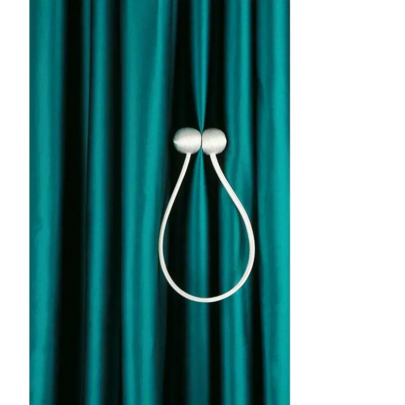 2Pcs Curtain Tiebacks Creative Curtain Buckle Modern Curtains Accessories Free Mounting Magnetic Room Decor Curtain Binding