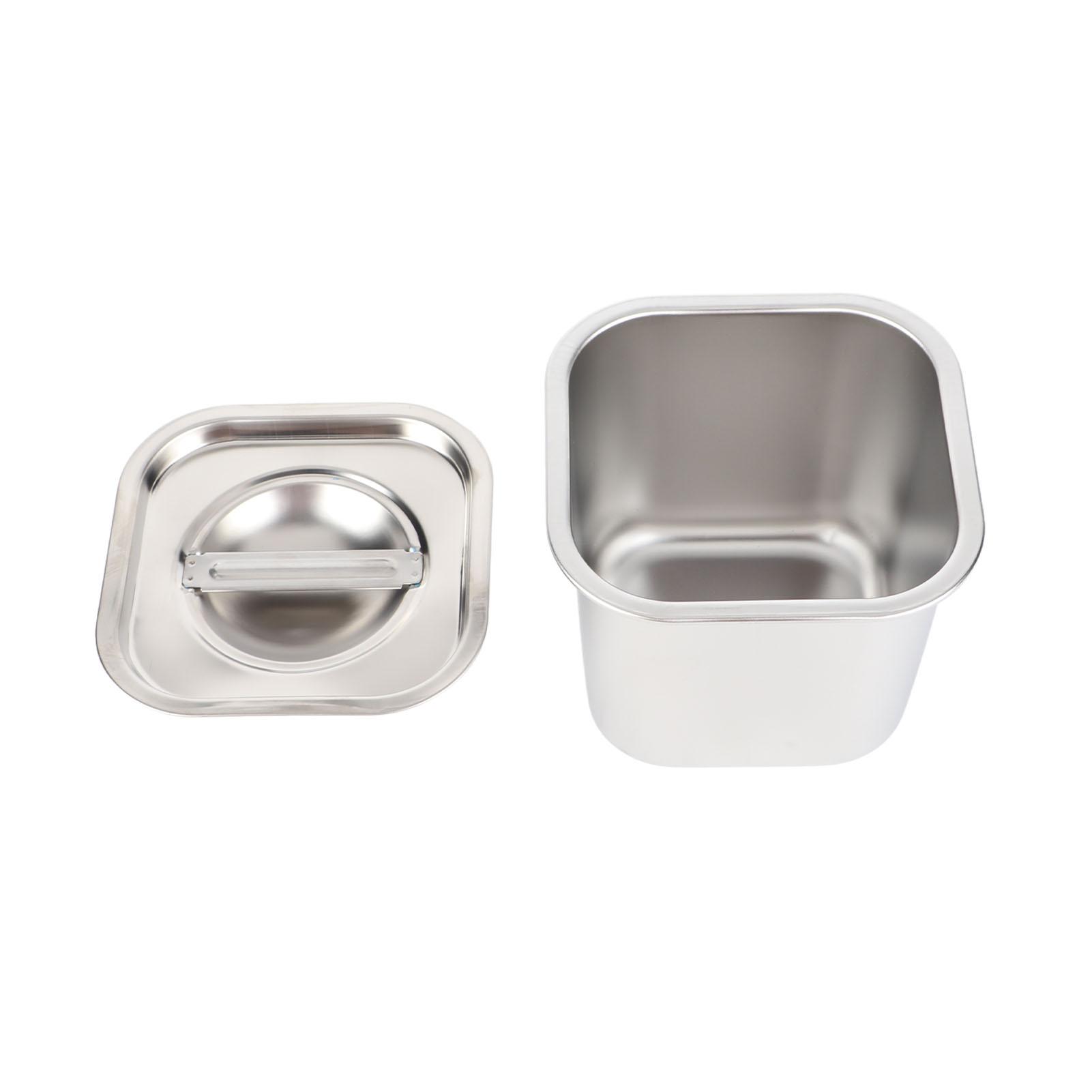 201 Stainless Steel Seasoning Box Multi Purpose Kitchen Spice Jar Container with Lid for Spice Salt Sugar