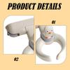 1Pc Portable Foldable Baby Shower Stand Rack Secure Grip Adjustable for BathRoom Toddler Safe Standing Support Bath Time Helper