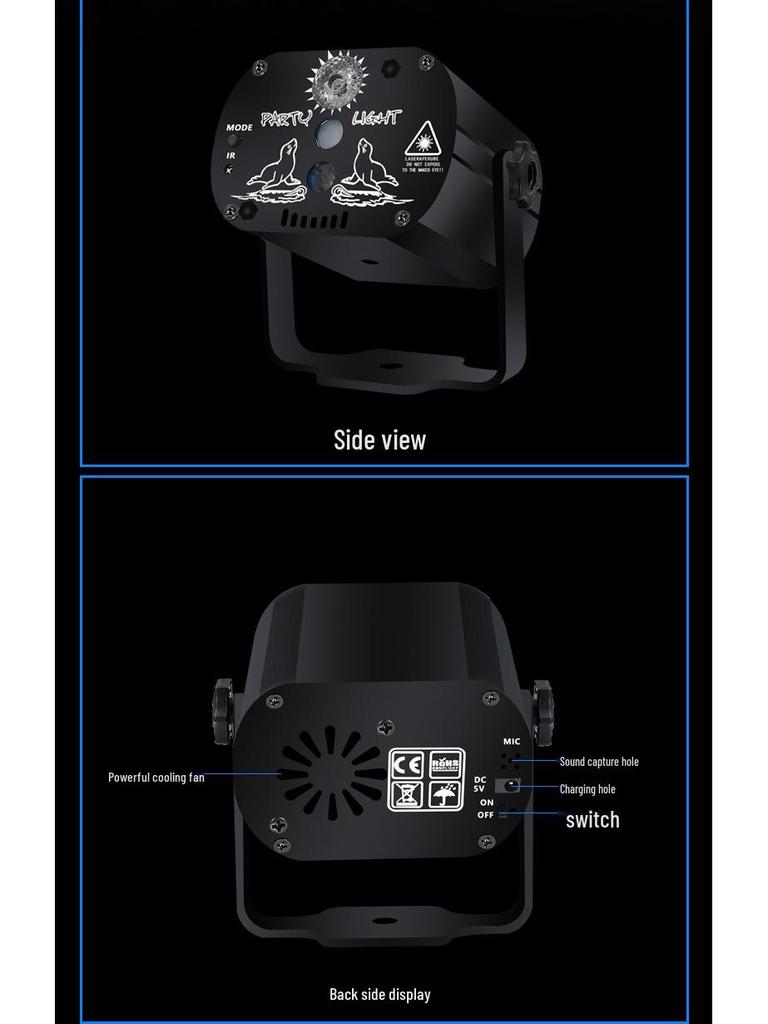 USB Mini LED Laser Party & Atmosphere Light