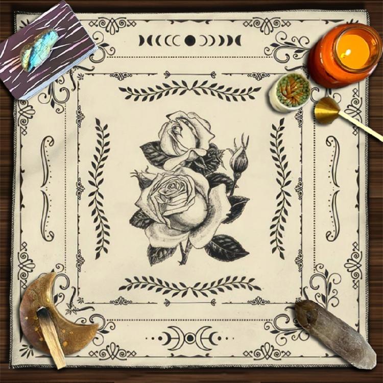 Tarot Card Tablecloth Altars Cloth Astrology Divinations NonSlip Mat Tapestry