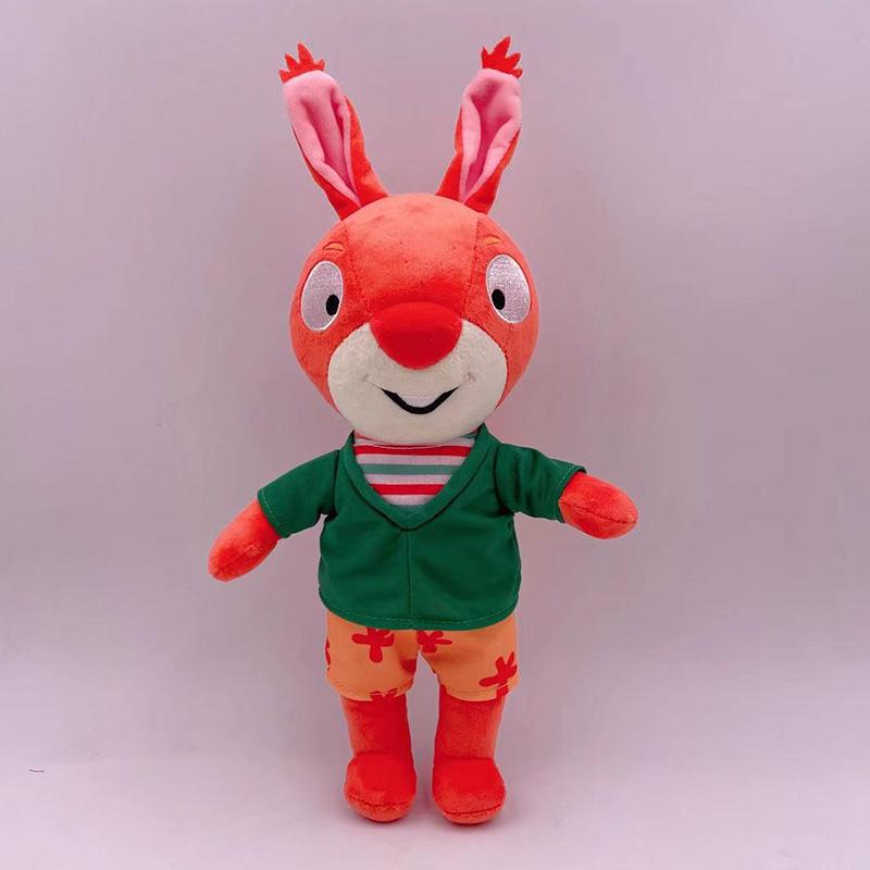Anime Pip and Posy Plush Doll Cartoon Soft Stuffed Animal Rabbit Mouse Plushie  Toys Birthday Christmas Gifts for Kids Boys Girl