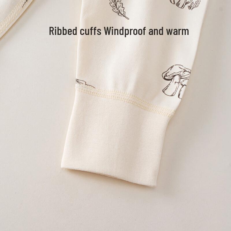 Shubeiyi Baby High-Waist Tummy Protection Pure Cotton Autumn Pants (2-Pack) - Farm Print