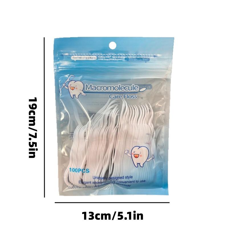 1000Pcs Disposable Dental Floss in Bags, Portable Teeth Cleaning, Household Dental Floss, Ultra-Fine, Non-Damaging to Gums, Wholesale Dental Floss Sti