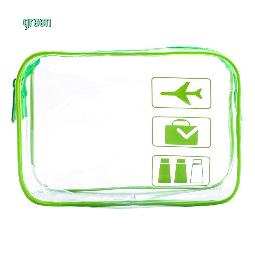 Transparente PVC Kosmetiktasche für die Reise, Großes Fassungsvermögen für Hautpflege und Toilettenartikel