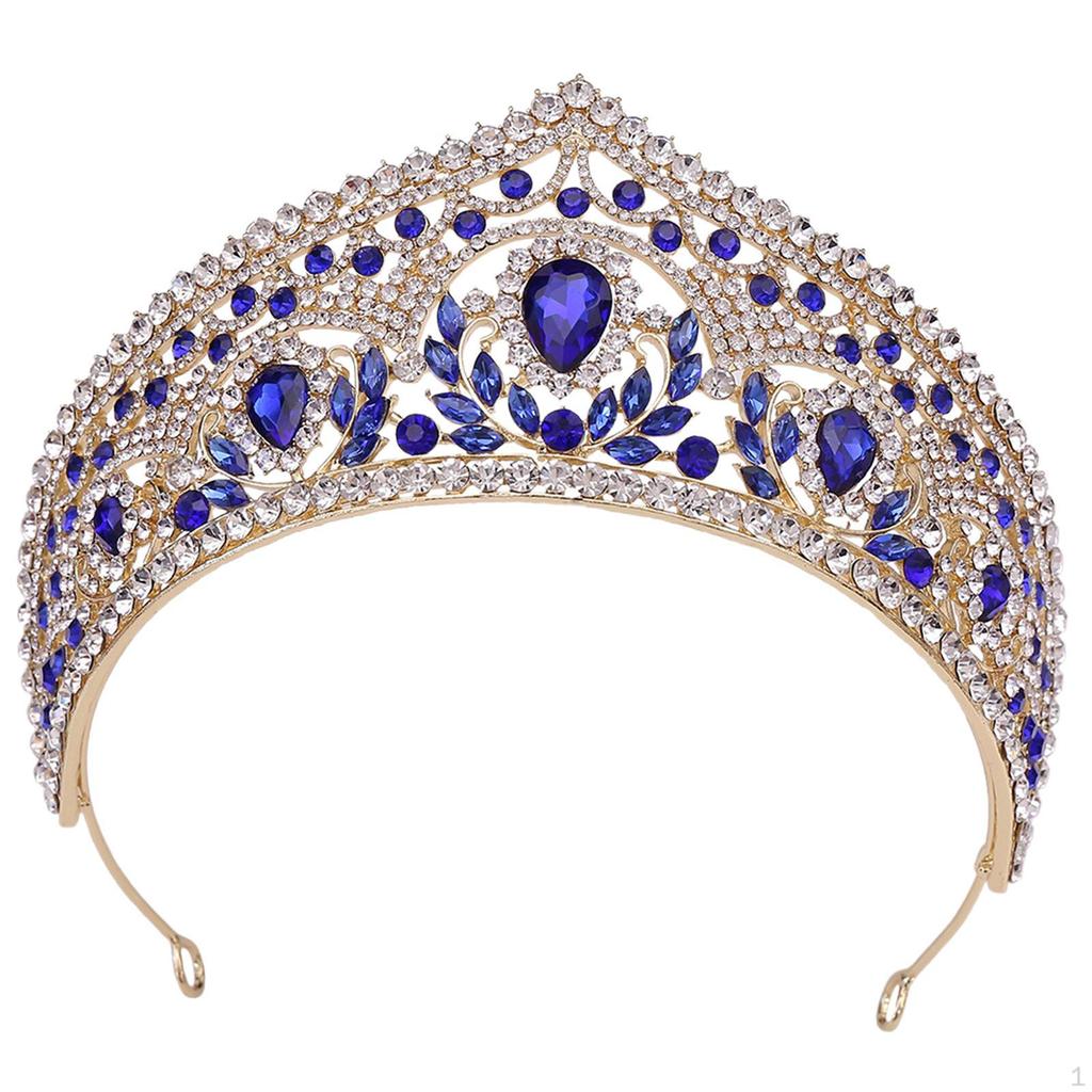 Crown Tiara Bride Headband girl Hair Accessory Bridal Headpieces for Halloween Stage