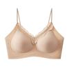 Traceless steel rim lace beauty back underwear women's soft support close sub-breasts small breasts gathering vest liquid foundation bra cover