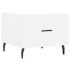 VidaXL Table basse blanc 50x50x40 cm bois d'ingénierie 829428