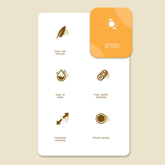 Kartáč na odstraňování chlupů domácích mazlíčků Obousměrný design Pohodlný nástroj na odstraňování chlupů domácích mazlíčků Opakovaně použitelný Se zaoblenými rohy Kartáč pro domácí mazlíčky