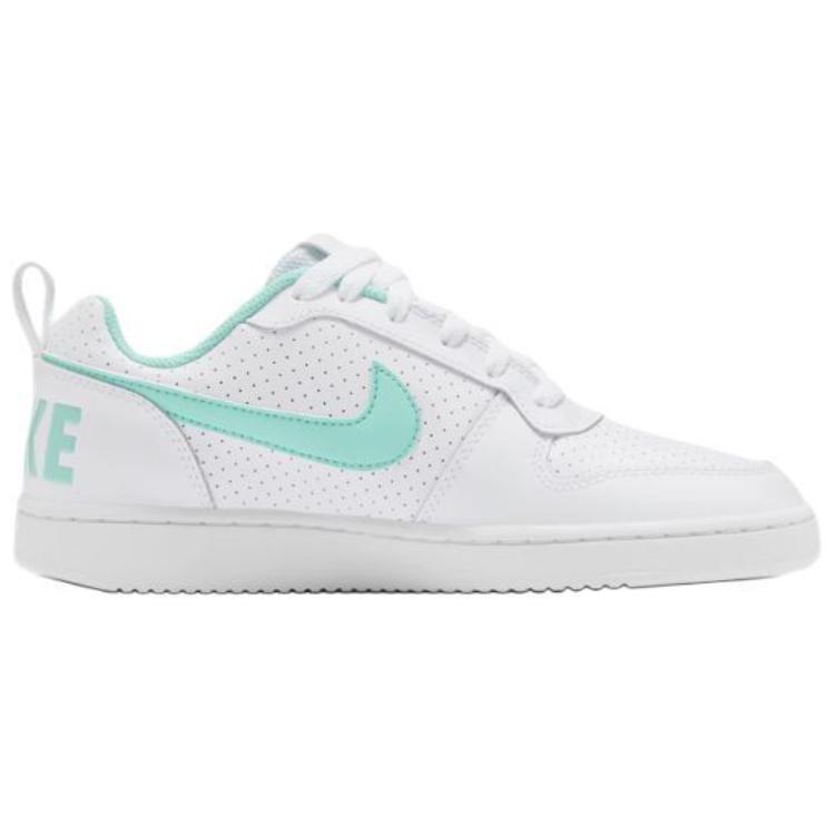 Nike Court Borough Comfortable Versatile Low-Top Sneakers Women Sneakers White Green 844905-130
