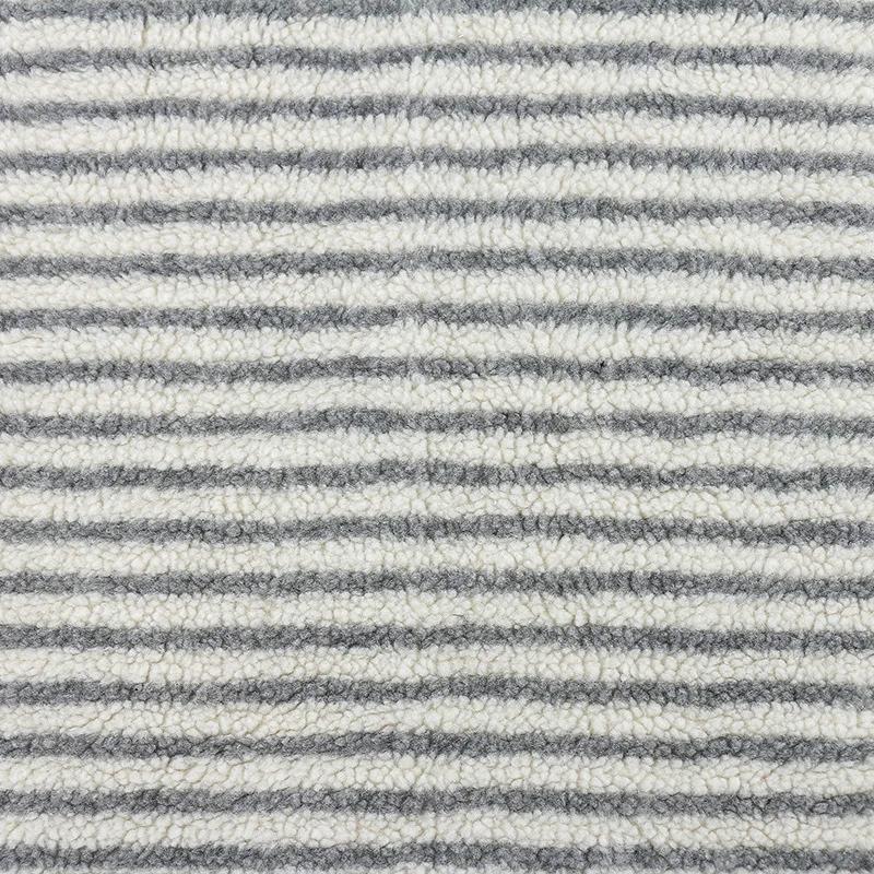 160x45cm Fine Striped Jacquard Lamb Fleece Fabric For Children's Clothing Outerwear, Home Pillows, Handmade DIY Clothing Fabrics