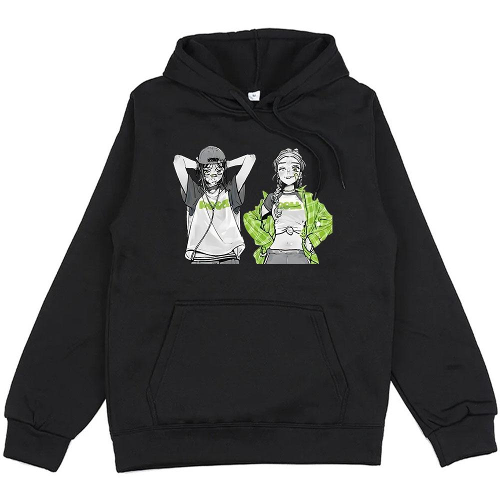 

Она не была парнем Толстовки Парень, который ее интересовал, был вовсе не парнем Толстовка с принтом в виде комиксов и мультфильмов Пуловеры L чёрный