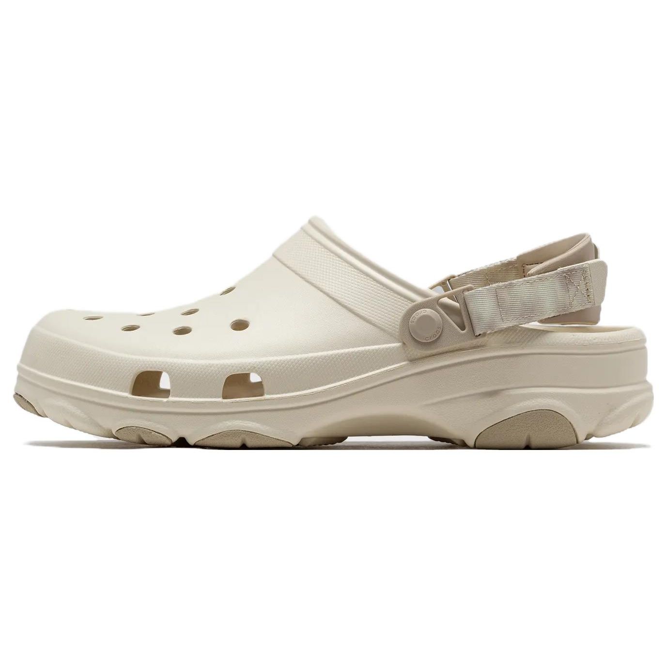 Crocs Classic Clog All-Terrain EVA Comfortable Lightweight Clogs Unisex clogs White Gray 206340-2ZC 45-46