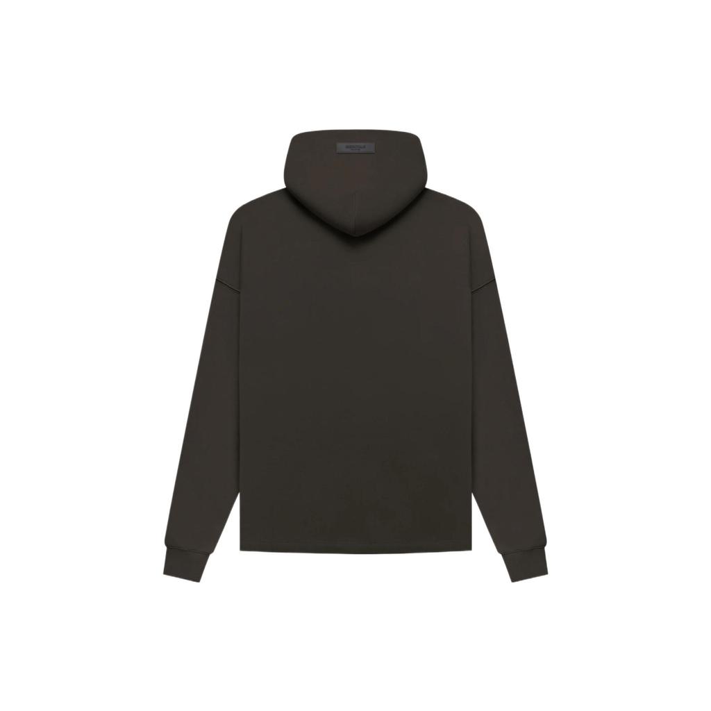 Fear of God Essentials FW22 Relaxed Hoodie With Letter Print Unisex Tops Off-Black Heather-Grey FOG-FW22-722