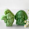 DIY Bunny Shape Chocolate Cookies Baking Molds Cartoon Rabbit Silicone Mold Handmade Aroma Candle Plaster Resin Mould