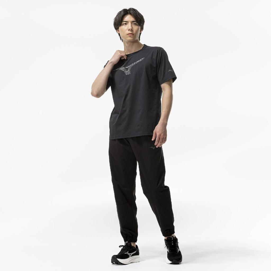 Training Stretch Soft Dry UV Black X XL Wear, T-shirt, Sweat-wicking, Quick-drying, Protection, 32MAD026, Men's, Gray,