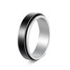 Classic Popular Jewelry Wide Turning Stress Relief Ring Sand Surface Ring