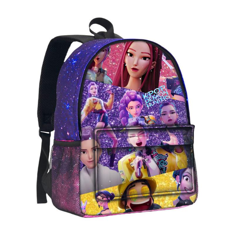 Hunterxhunter Kpop Backpack With Durable Oxford Fabric For School Use