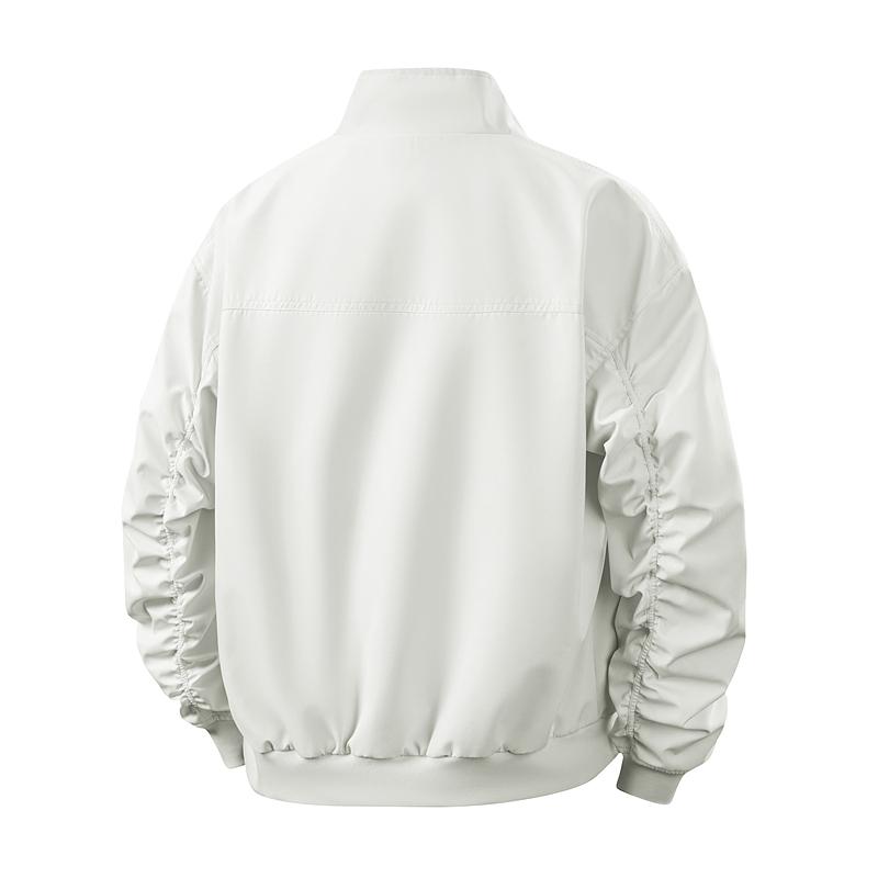 New Stand-up Collar Jacket Men's Baseball Collar Casual Jacket Men's Baseball Uniform Loose Couple Flight Suit Student Jacket