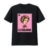 La Enojona Dona Florinda Chilindrina Chavodel8 Funny Mexican Loteria T Shirt Vintage Washed Stretched Streetwear