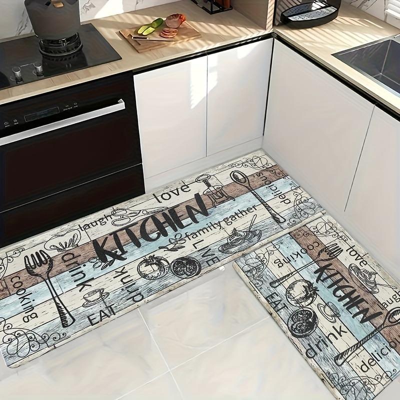 1PC Coffee Pattern Home Door Mats Kitchen Rugs Non-Slip Pop Design Living Room Rugs Bath Mat Carpet for Home Sink Laundry Decor