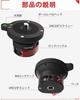 IFOOTAGE Tripod Leveling Base Aluminum Alloy Level Adjustment Plate Is Compatible with Nikon and DSLR Cameras and Tripods and Monopods with Tilt
