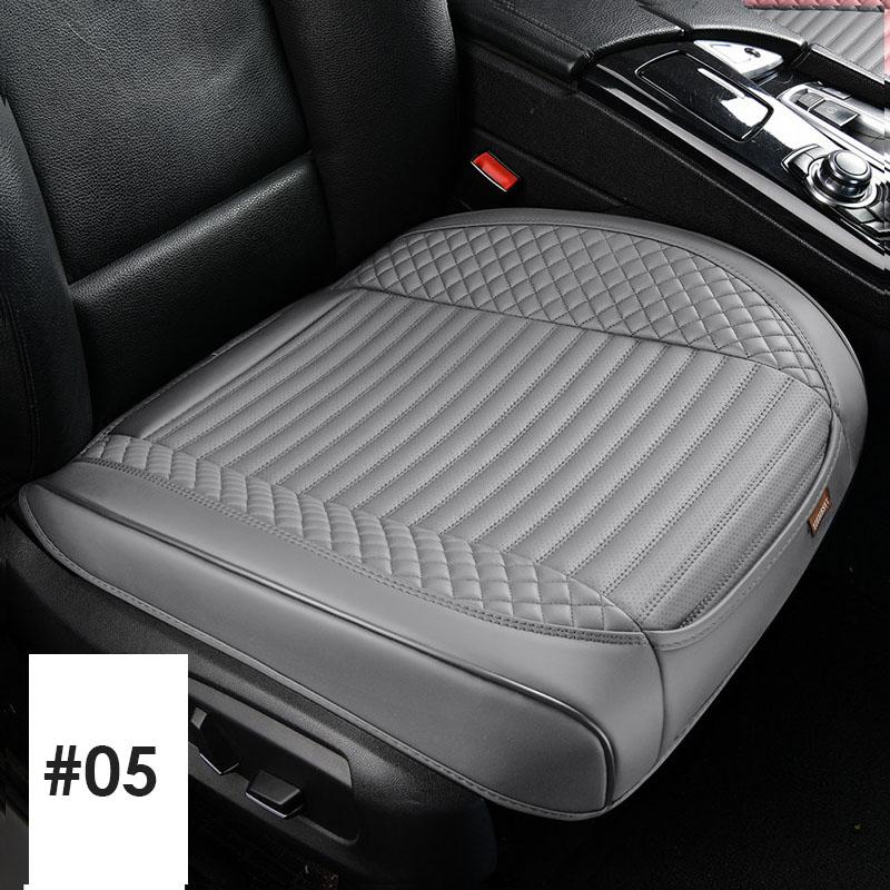 Universal PU Leather Quilting Car Front Seat Cover Auto Interior Accessories Half Surround Bottom Protector Cushion Seat Covers