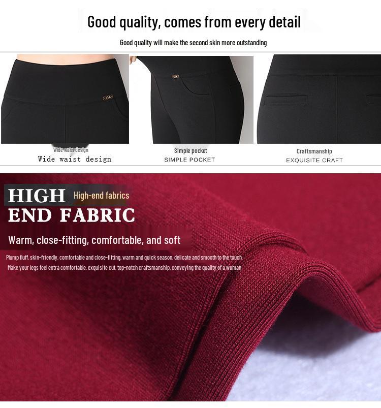 Elastic High Waist White Slimming Leggings for Plus Size Women - Summer Wear