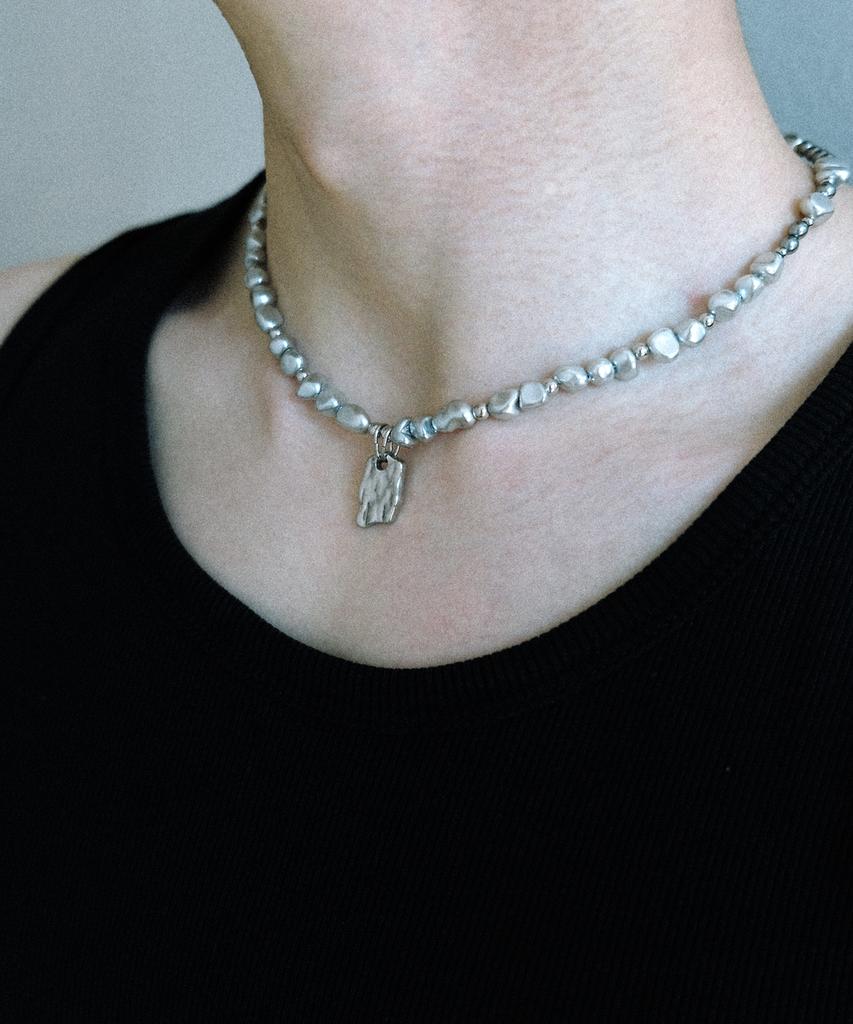 Nakedblood [Handmade] Chrome Flow Necklace
