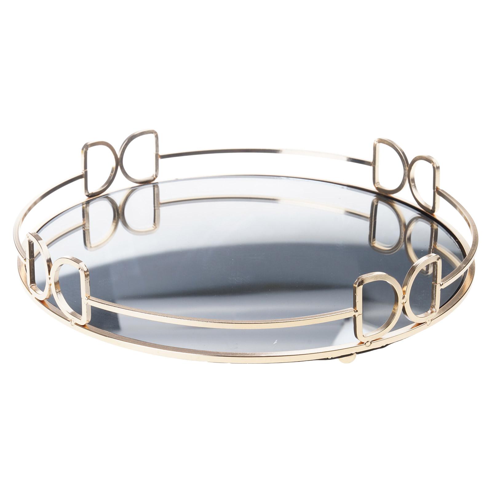 

Elegant Gold Mirror Display Tray Portable for Organizing Accessories and Enhancing Home Decoration Aesthetic Use B