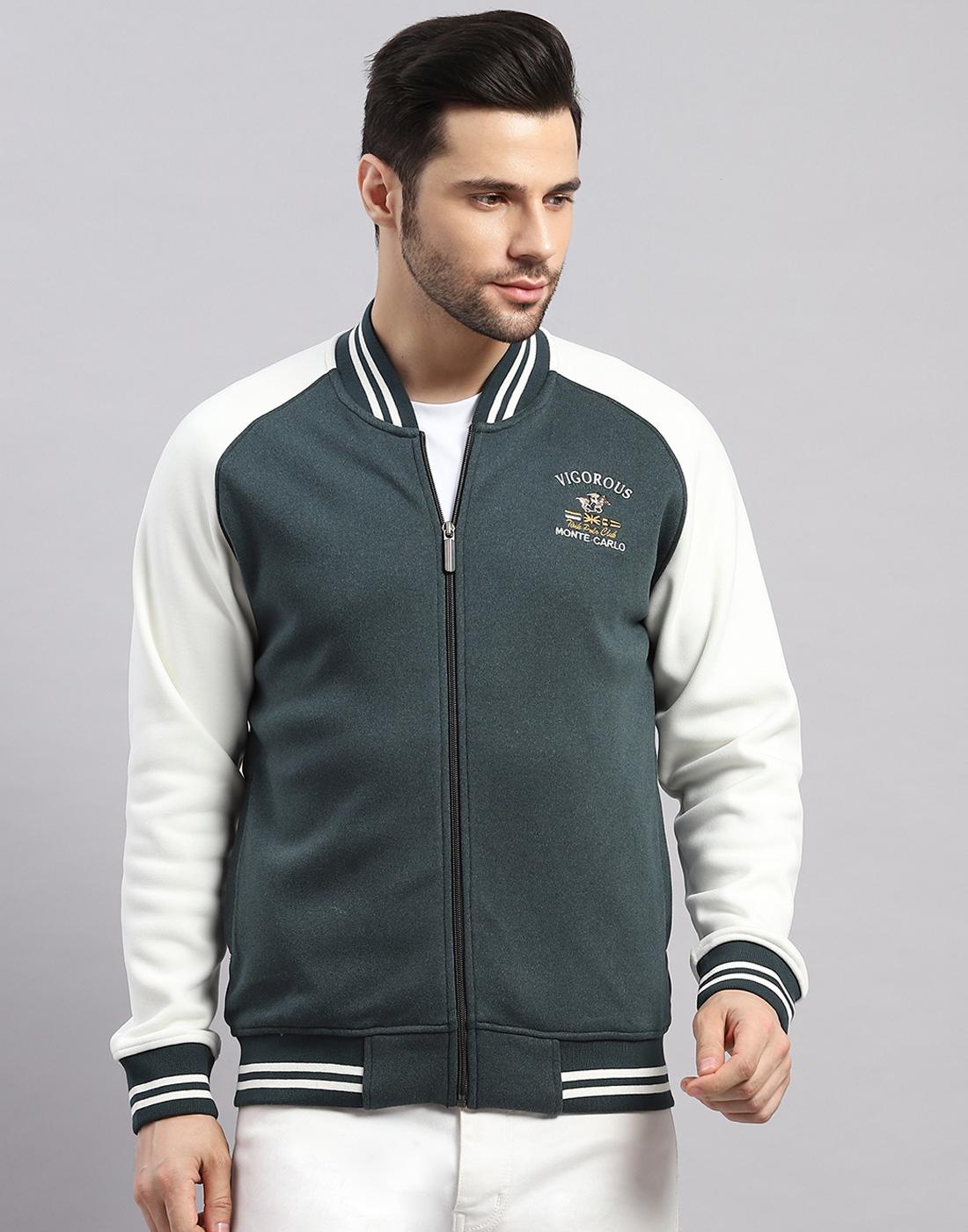 MONTE CARLO Мужской свитшот с воротником и длинным рукавом XXL зелёный 4130₽