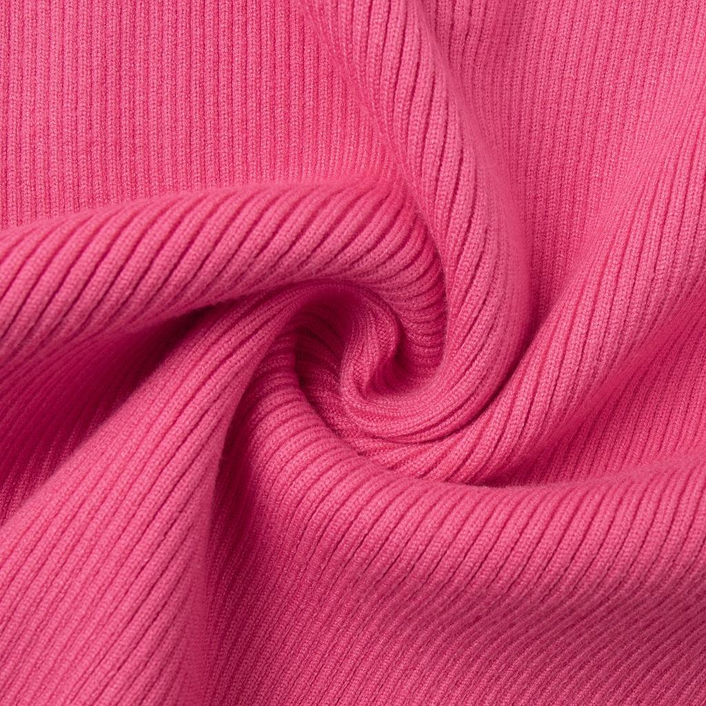 Fall Winter New Women's Casual Plain Polo Collar Pullover Knit Sweater European American Style Trendy Versatile Top